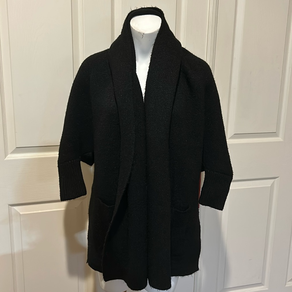 Look By M New York Wrap sweater with Sleeves. One Size - Picture 2 of 10
